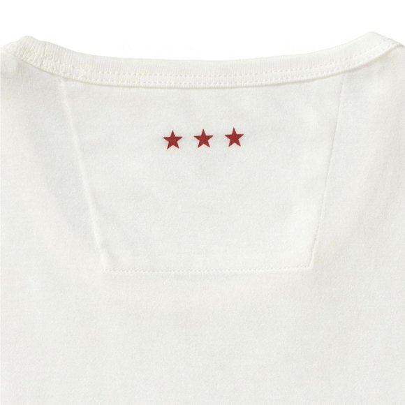 John Varvatos Revolution Graphic Crew T-Shirt Salt - Picture 3 of 4